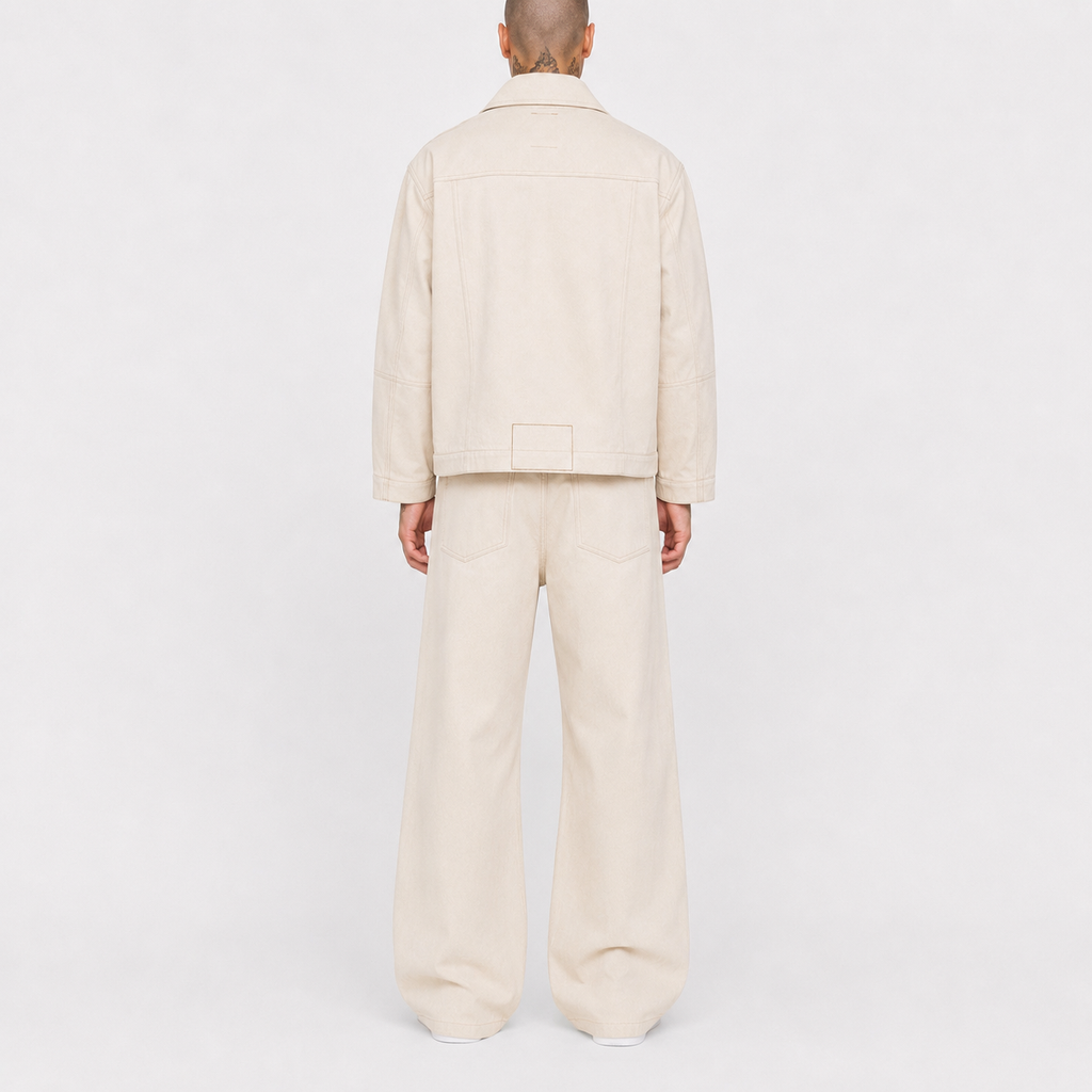 Veste Denim Beige
