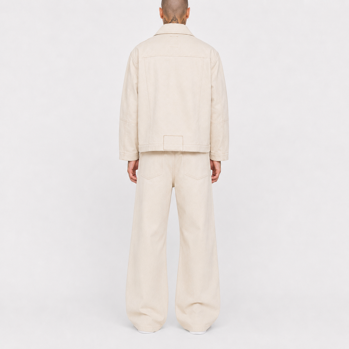 Veste Denim Beige
