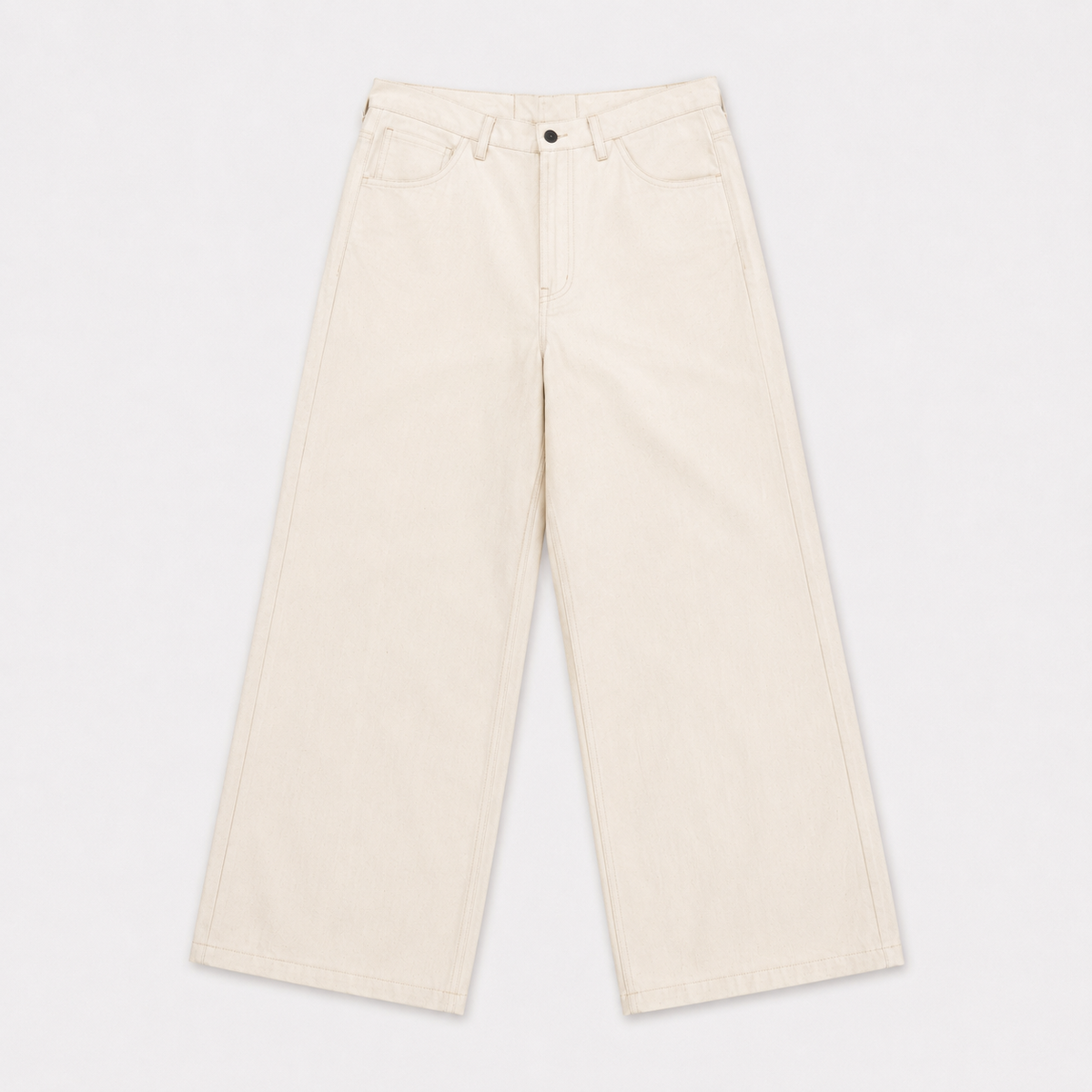 Denim Beige - wide Leg