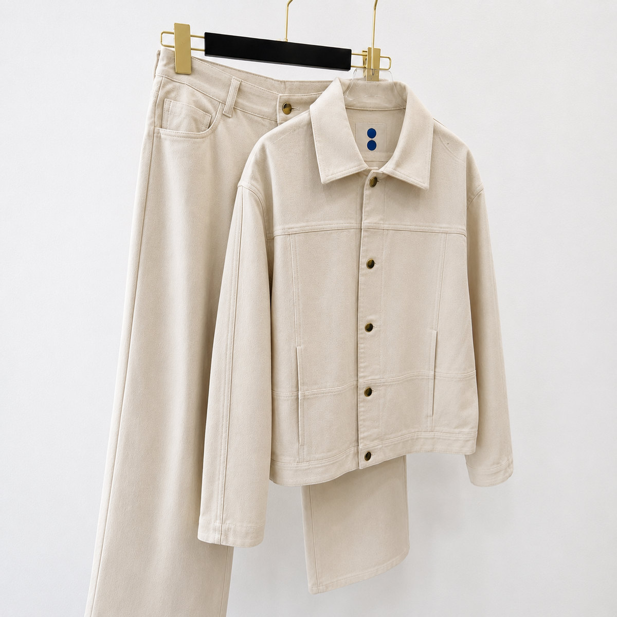 Veste Denim Beige